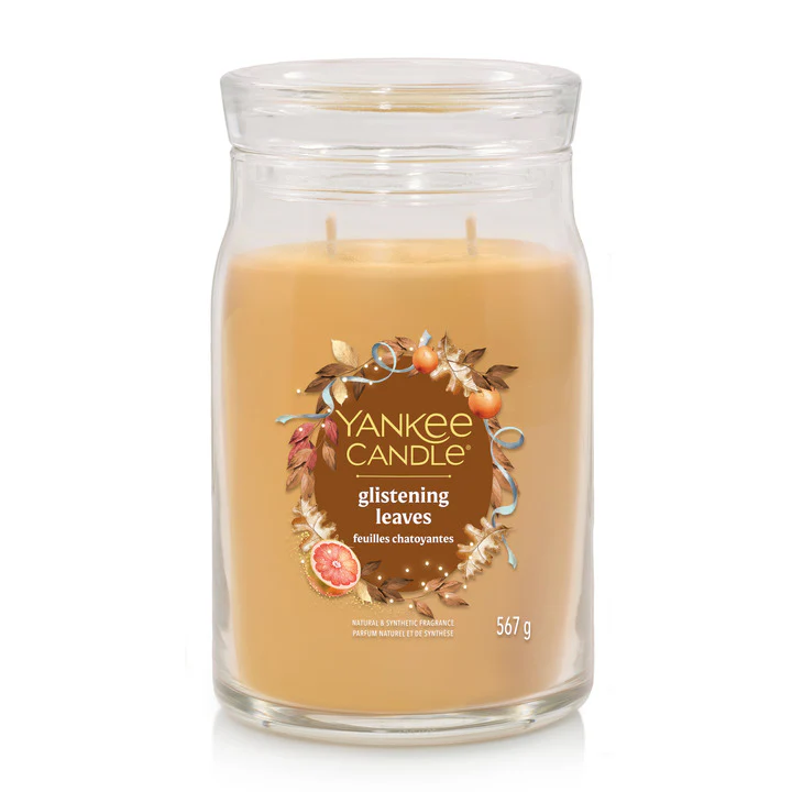 Signature Jar Candles Glistening Leaves - Candela Profumata