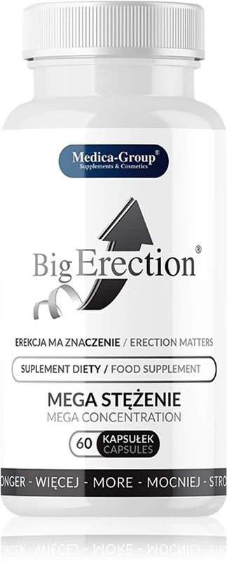 Medica-Group Big Erection voedingssupplementcapsules voor mannen