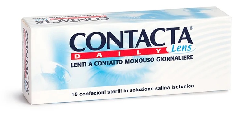 CONTACTA Contacta Tageskontaktlinsen für Kurzsichtigkeit, Dioptrien -5,00, 15 Linsen