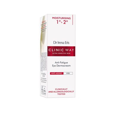 Dr. Irena Eris Clinic Way Ultra Sensitive Eye Anti-Fatigue Dermocream Oční krém s kyselinou hyaluronovou 15 ml