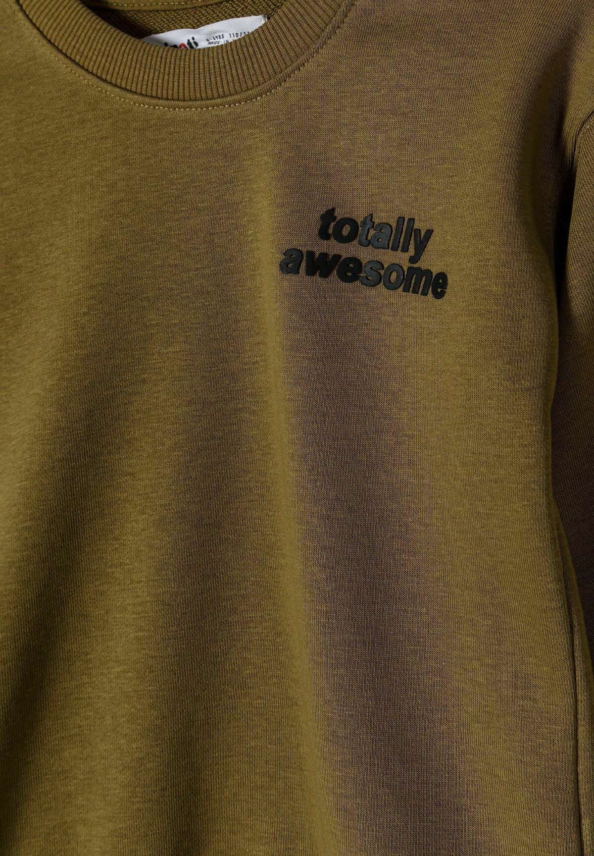 Completo MAGLIA GIROCOLLO E PANTALONI DA JOGGING MINOTI - Tuta - ocra