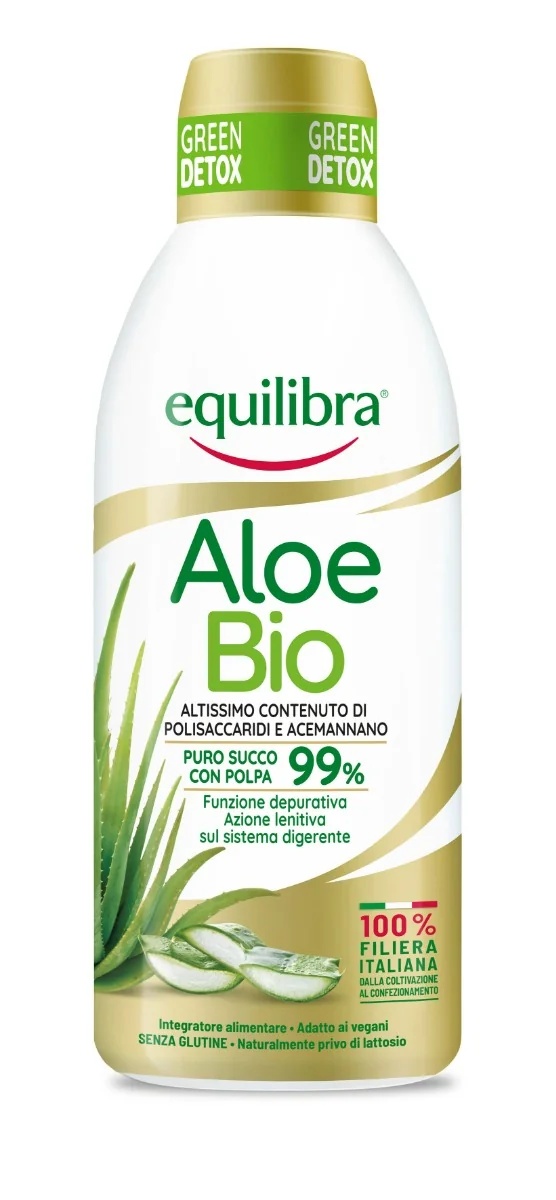 EQUILIBRA Equilibra Biologisch Aloë Vera Sap met Vruchtvlees 750 ml