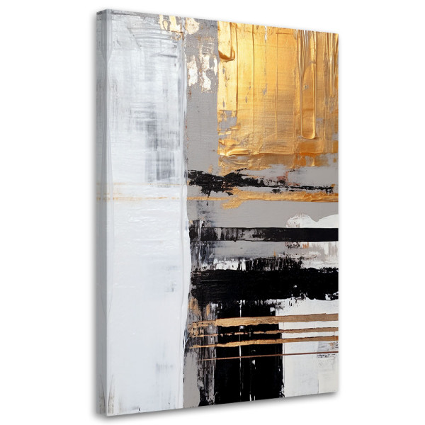 Obraz na płótnie, Złota abstrakcja 40x60
