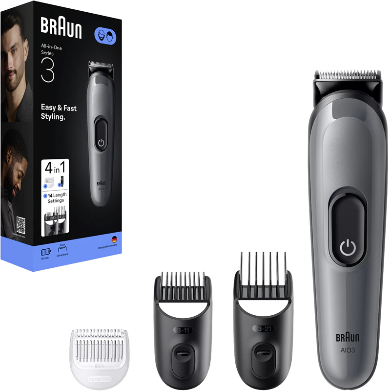 Braun All-In-One Series 3 AIO3500 4-in-1 Haar- en Baardstylingset