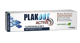 Dentifrice EMOFORM Plak Out Active à la chlorhexidine 0,20 % 75 ml Anti-plaque et antibactérien