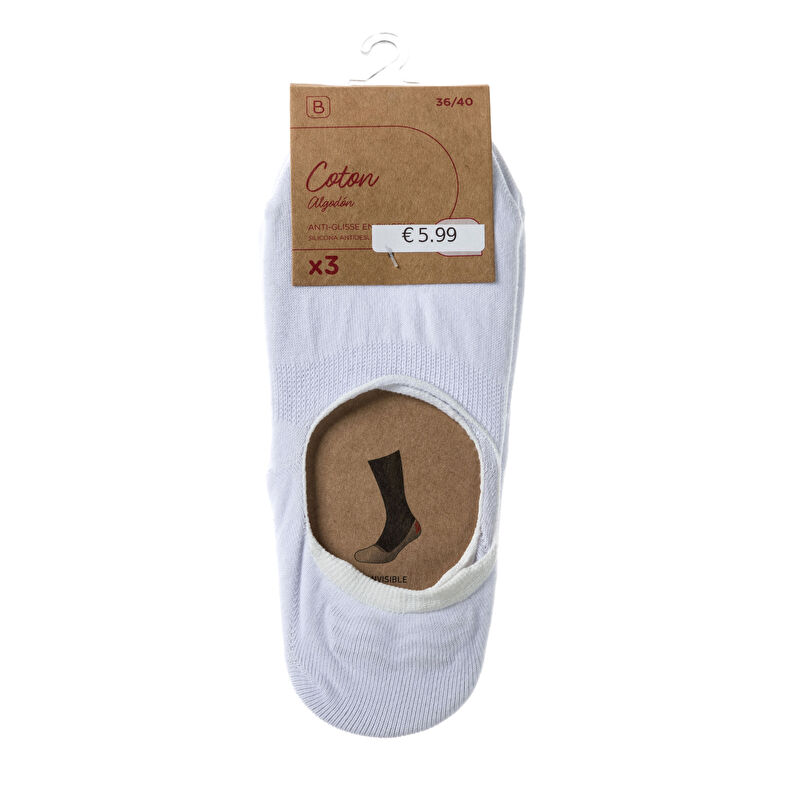 Chaussettes et collants Femme Blanc