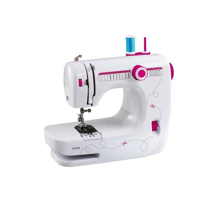 Sewing machine - DOMOCLIP - DOM343 - 14 built-in patterns - Assisted threading - Thread cutter