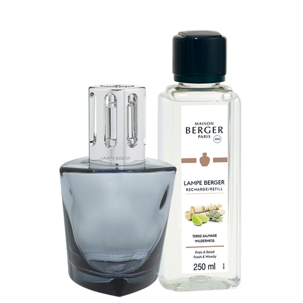 Lampe Coffret Terra Noir - Cofanetto con Lampada, Lampada Catalitica, Profumo per Lampada Catalitica