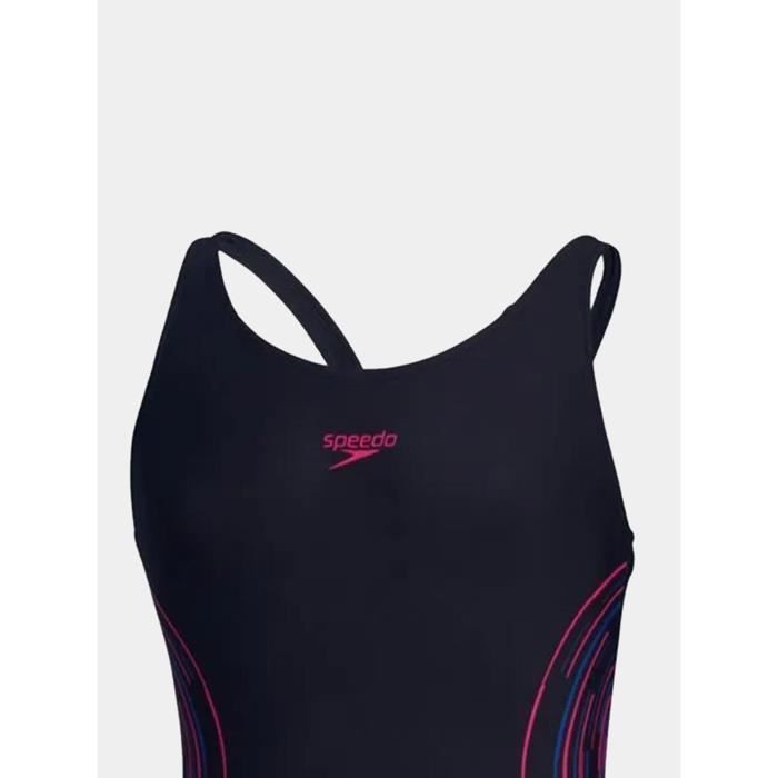 One-piece swimsuit - Speedo - Eco-friendly design - X-back - Women's - Black