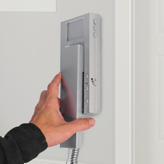 Panel de entrada de puerta con intercomunicador de audio ENCENDIDO