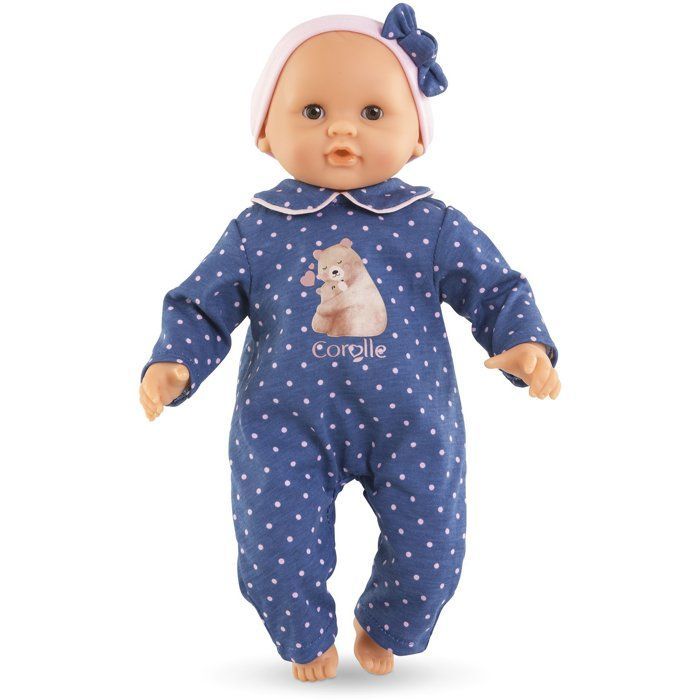 Poupon - COROLLE - Bébé Calin Capucine - Ourson - 30 cm - Dès 18 mois