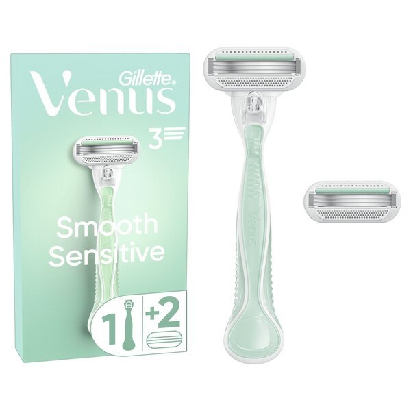 Systém na holenie Gillette Venus Smooth Sensitive<br>Obsahuje 2 žiletky