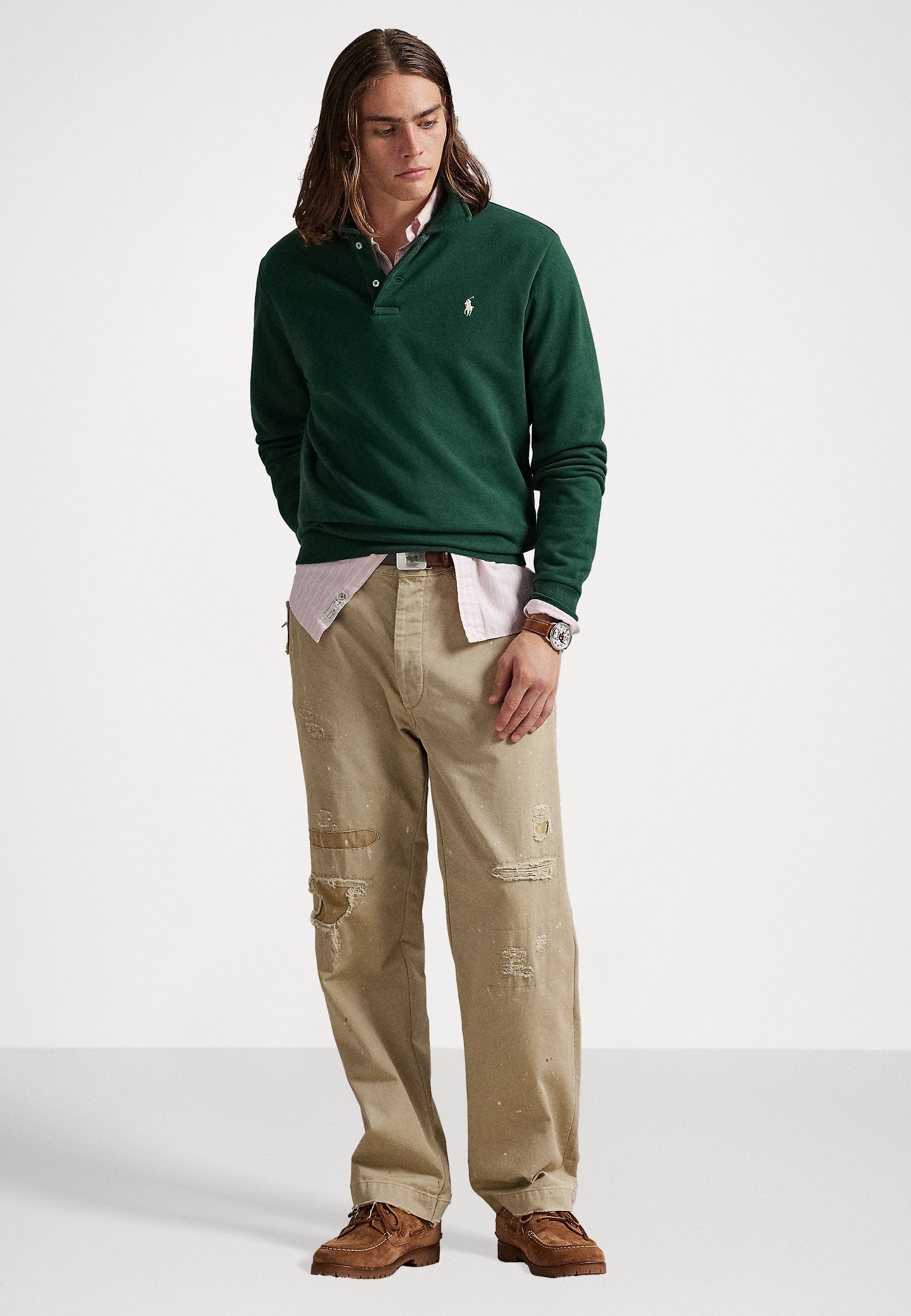 Felpa Polo Ralph Lauren con collo a lupetto - Felpa - pino vintage