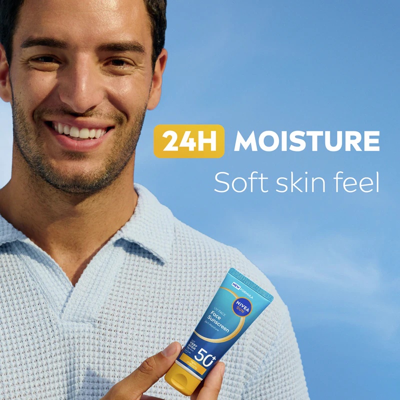NIVEA SUN UV FACE крема за сунчање за лице SPF 50+
