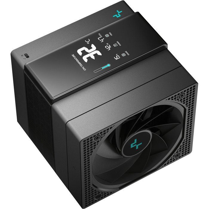 DEEPCOOL - ASSASSIN IV VC Vision - R-ASN4-BKNVMD-G - CPU-Kühler - Schwarz - Magnetisches Display - 7 Kanäle - TDP 300 W