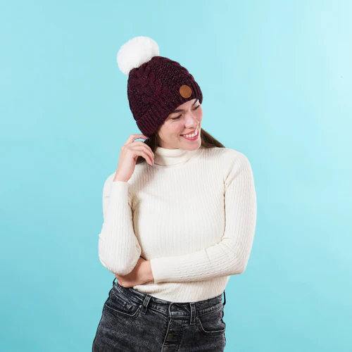 Cabaia Bonnet Brick Lane Bordeaux - Polaire bordeaux
