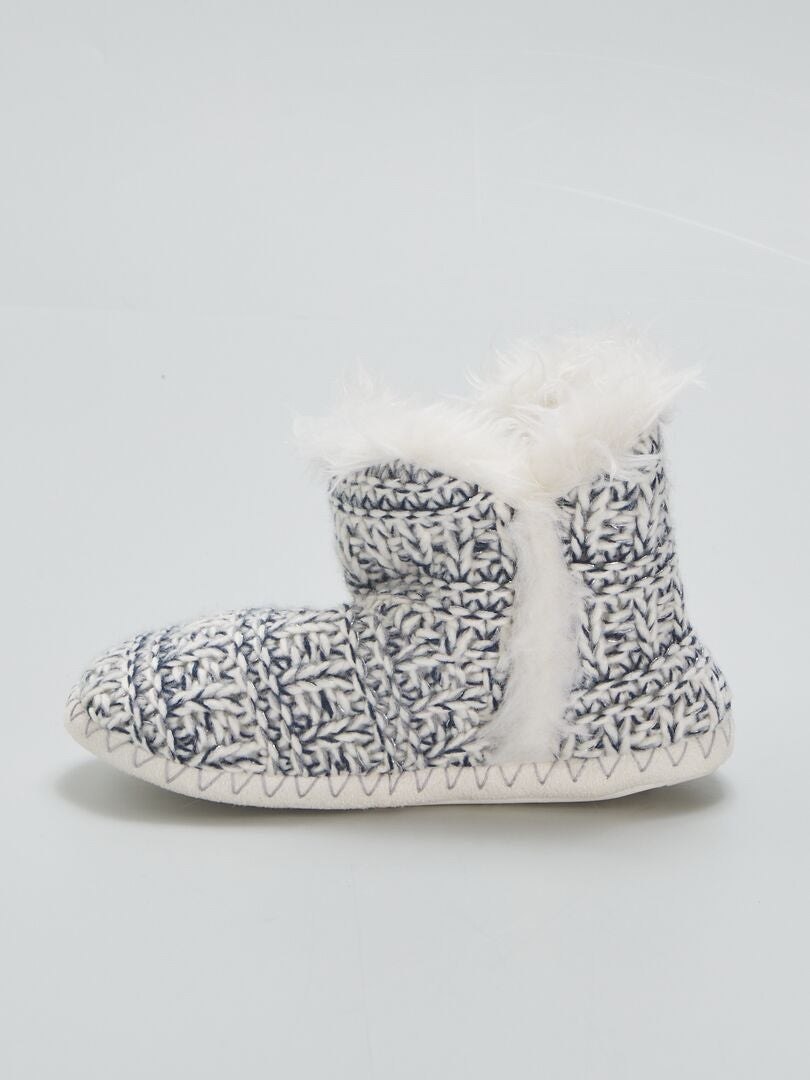 Botines forrados - GRIS