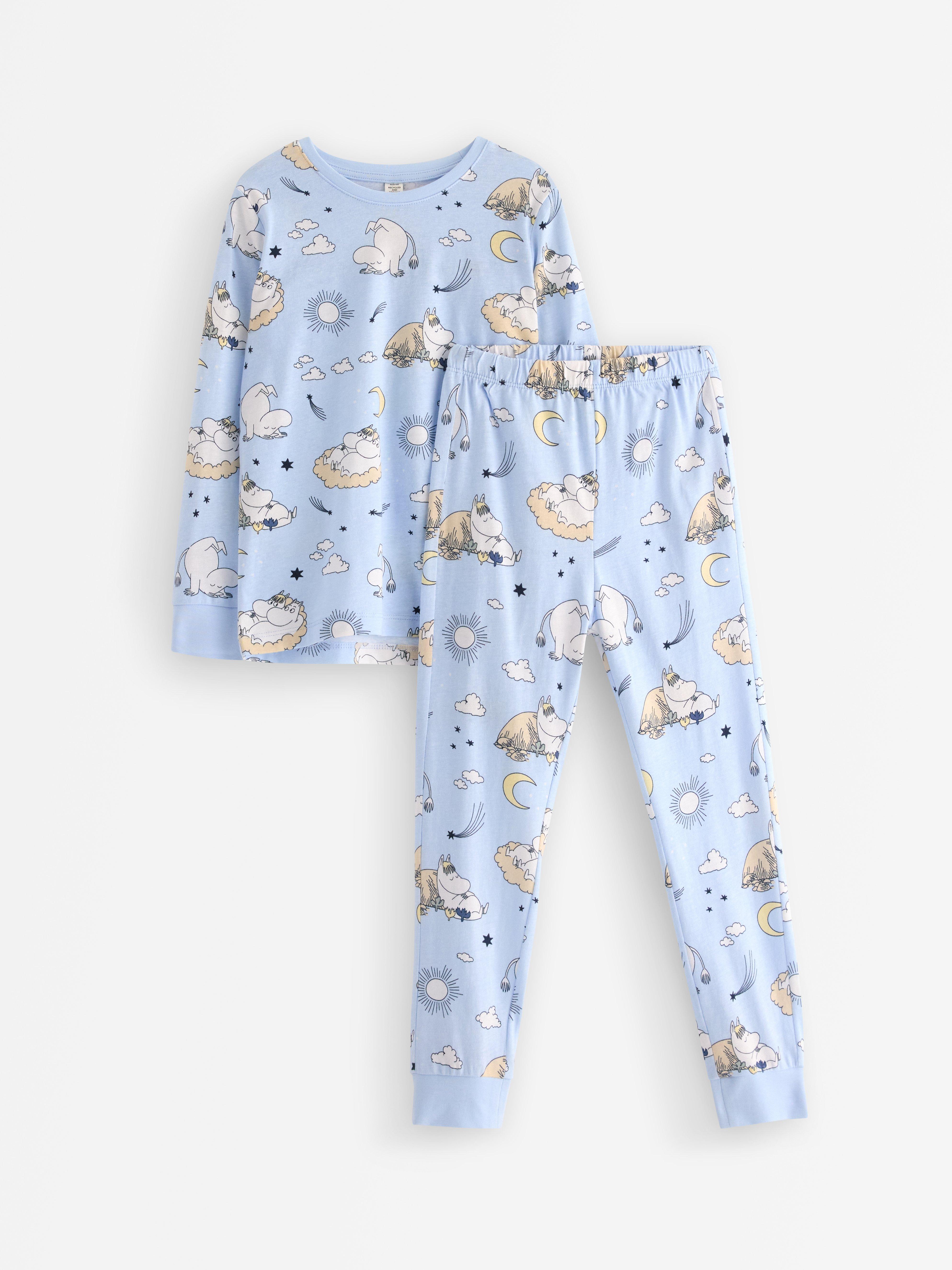 Pijama Moomin azul claro