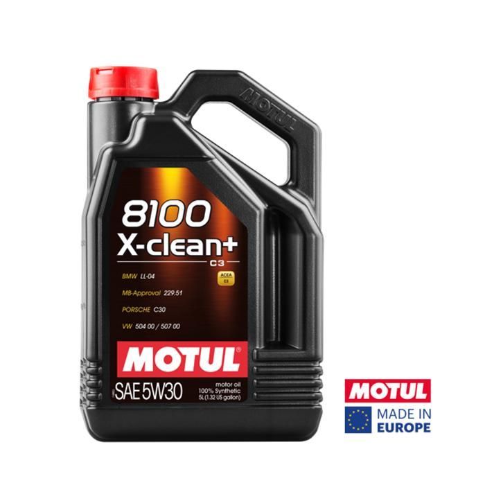 MOTUL Oil 8100 X-CLEAN+ 5W30 5L (can)