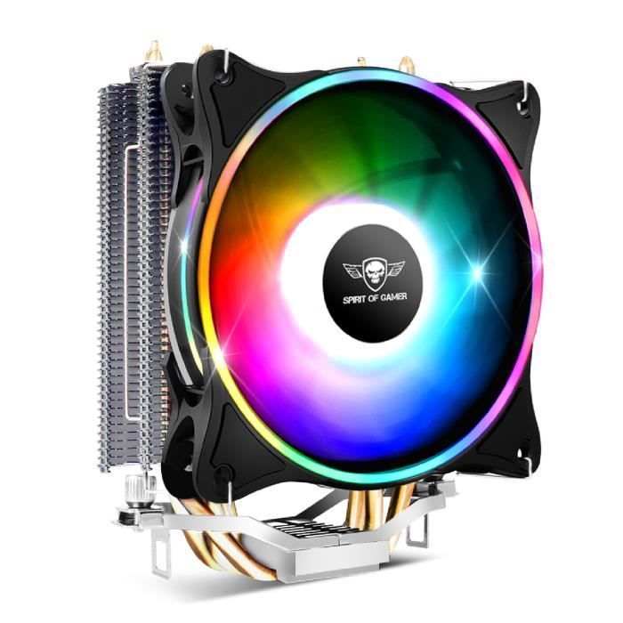 Cooler - SPIRIT OF GAMER - AIRCOOLER 120 MM ARGB - Silent - Aluminum - Addressable RGB