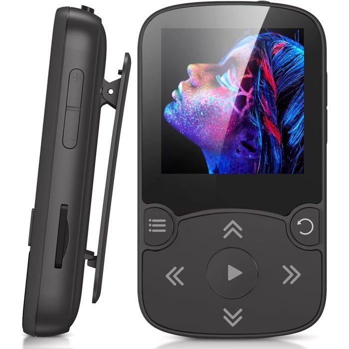 Kit Mains Libres pour Voiture Bluetooth 5.0 Haut-Parleur Micro Intégré avec Clip Support du GPS, iOS Siri&Assistant Google