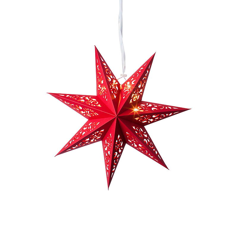 Light IT julstjärna 45 cm, med LED-ljus, batteridriven