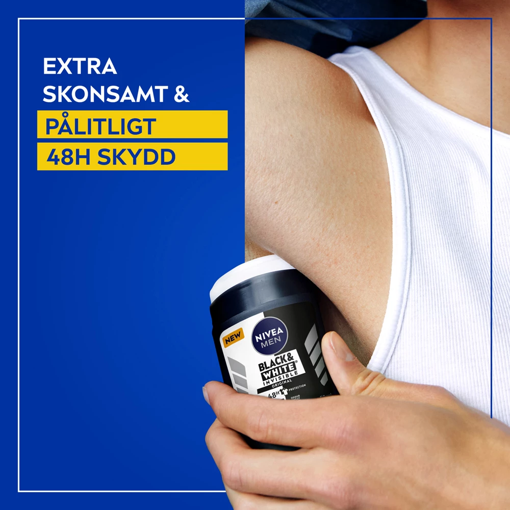 Black & White dezodor stift férfiaknak 50 ml - NIVEA