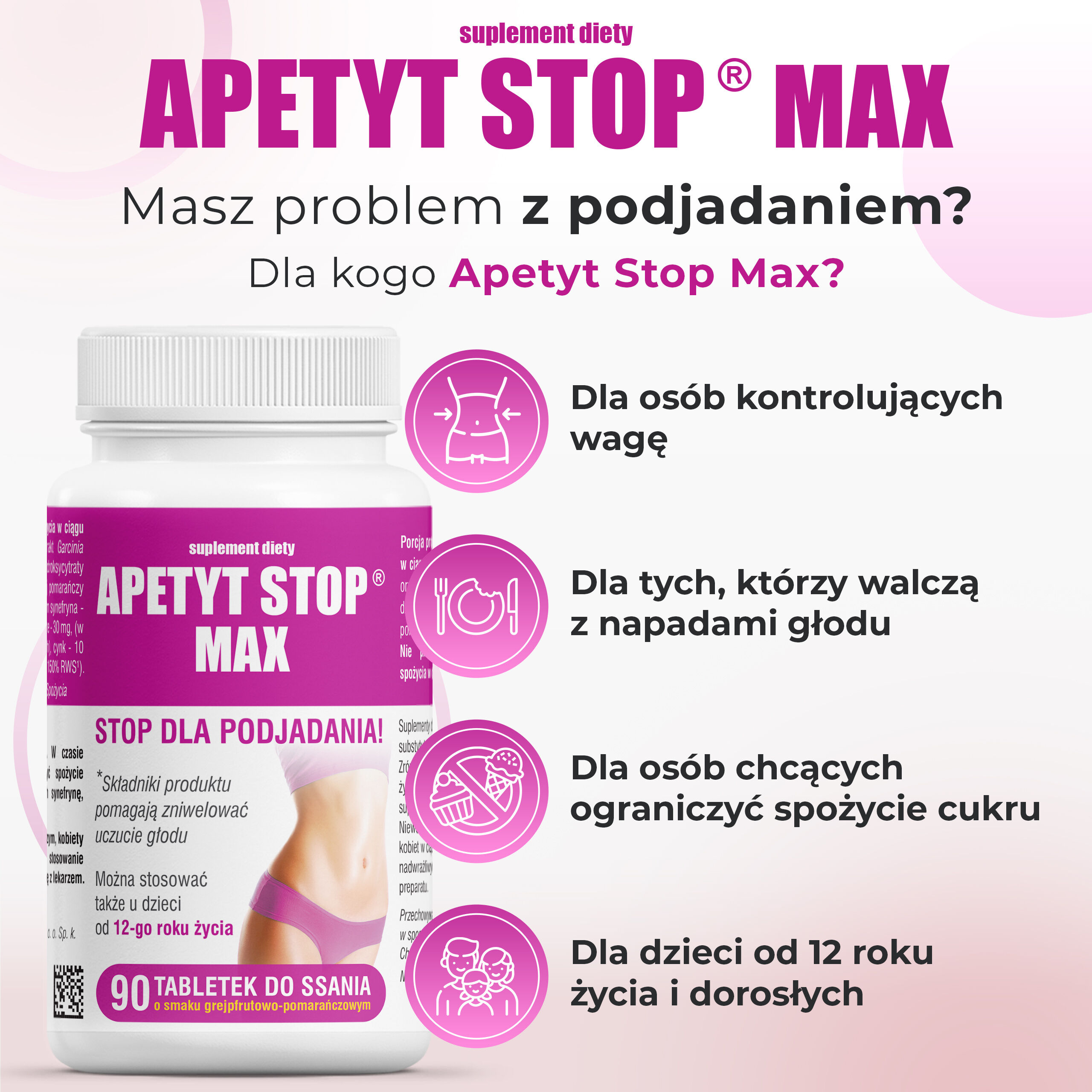 Armadietto dei medicinali di casa Appetite Stop Max