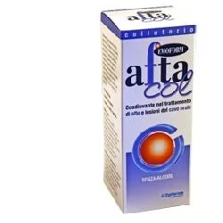 EMOFORM Aftacol Enjuague bucal Emoform con coadyuvante 120 ml contra la irritación y las lesiones en la boca