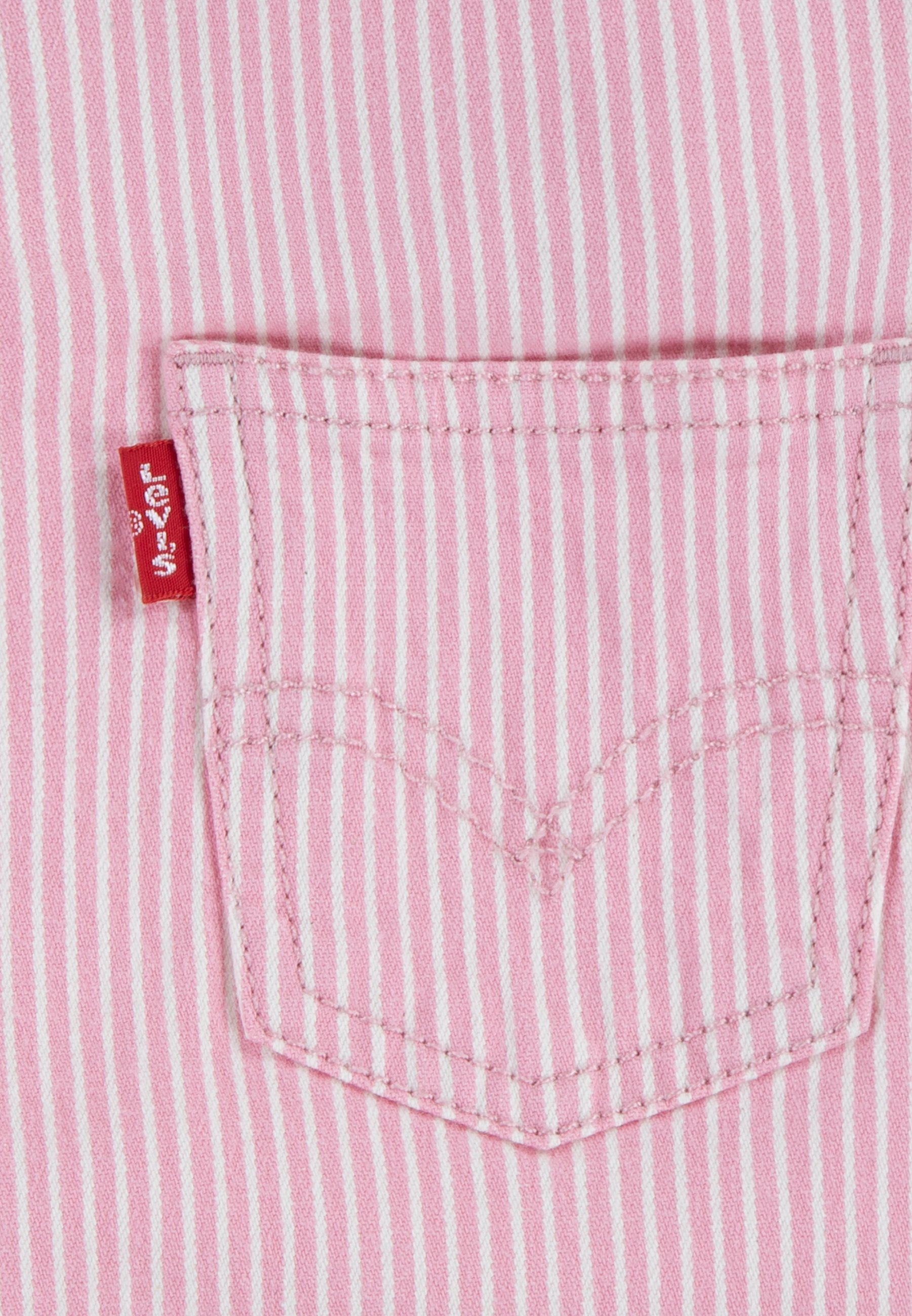 Levi's® RAILROAD STRIPE OVERALL - Tuinbroek - helderwit