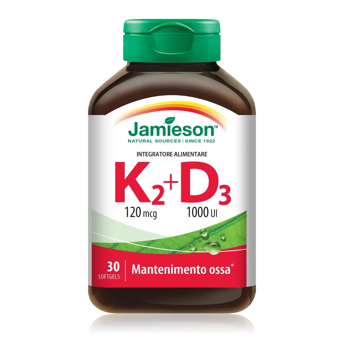 JAMIESON Vitamine K2+D3 Jamieson 30 capsules molles Santé osseuse
