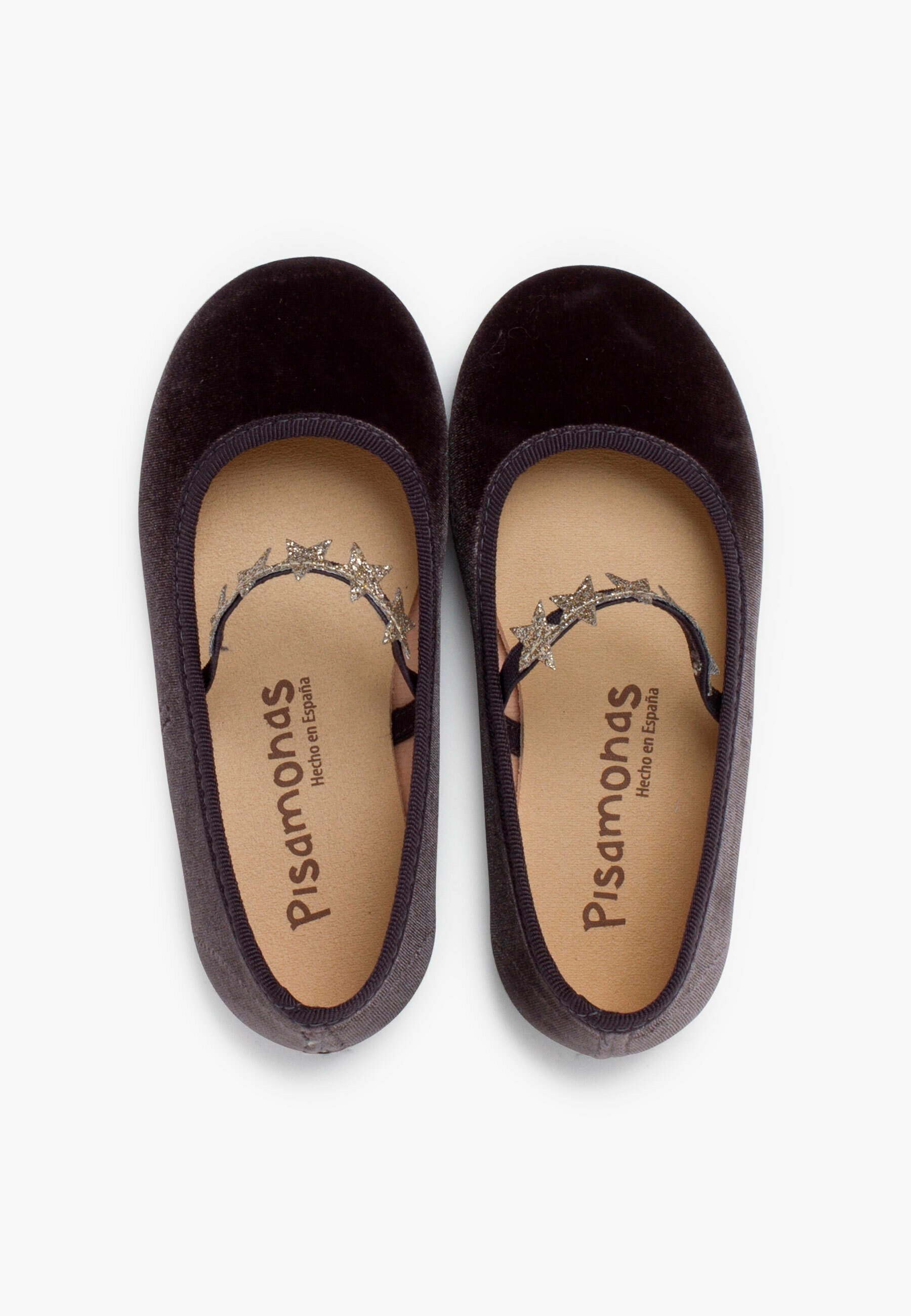 Pisamonas MERCEDITAS ELÁSTICO ESTRELLITAS - Babysko - gris