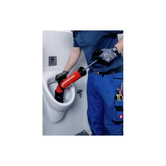 Afvoerontstopper met pomp - ROTHENBERGER - Ropump Super Plus - Verstelbare handgreep - Gegoten behuizing - 58 cm