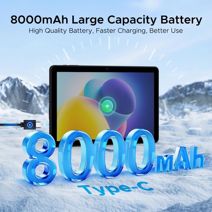 DOOGEE T10W Tablet - 10.1 inches - 9GB RAM - 128GB Storage - Android 14