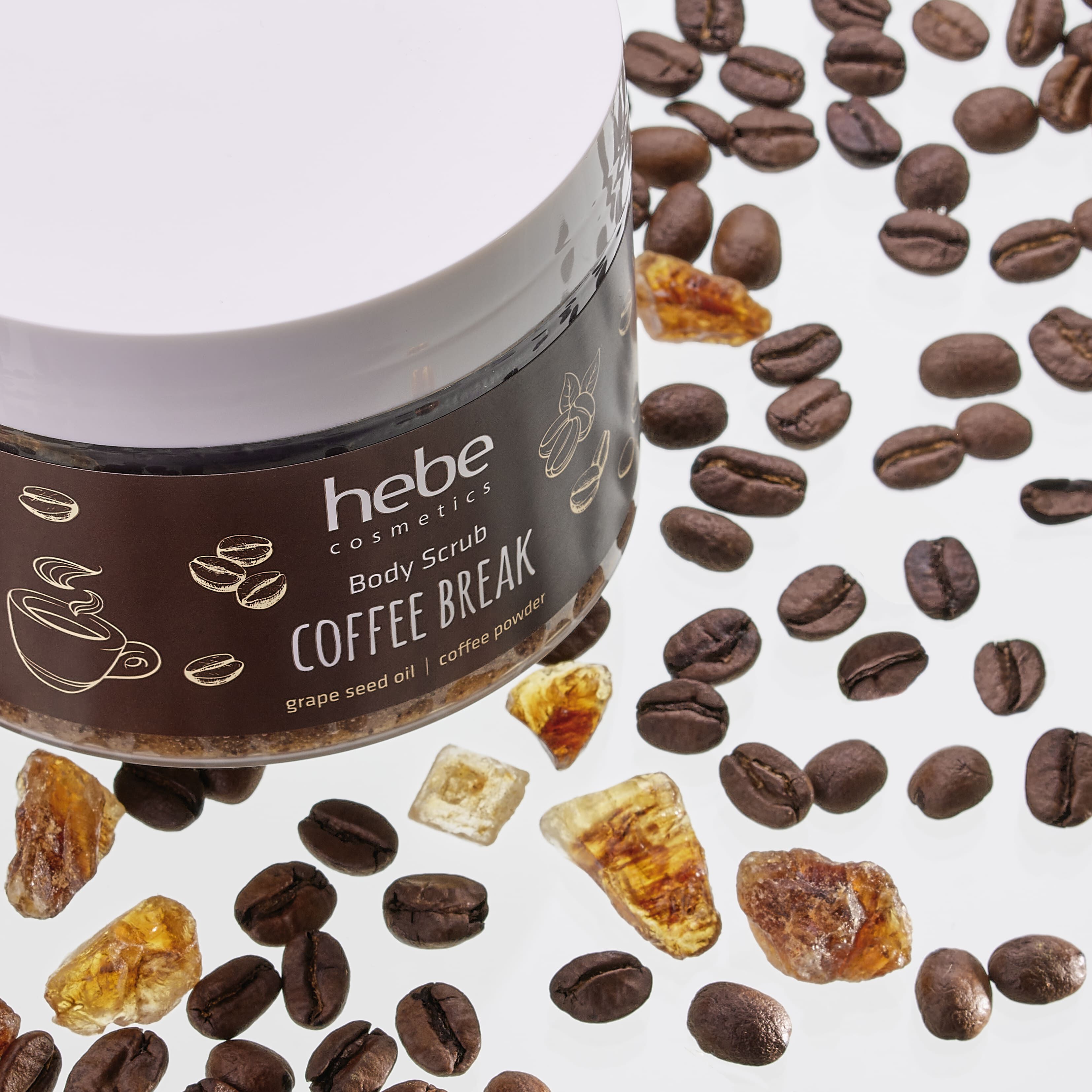 Piling za telo Hebe Cosmetics Coffee Break