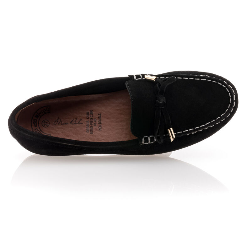 Mocassins / chaussures bateau Femme Noir