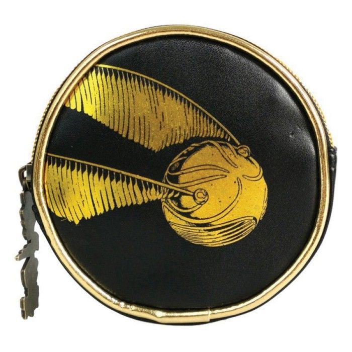 Monedero pequeño redondo de Harry Potter con la Snitch Dorada