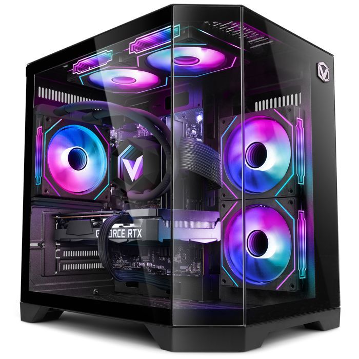 Vibox IV-580 spill-PC • AMD Ryzen 7 5700X 4,6 GHz • Nvidia RTX 5060 8 GB • 16 GB RAM • 1 TB SSD • Windows 11 • WiFi
