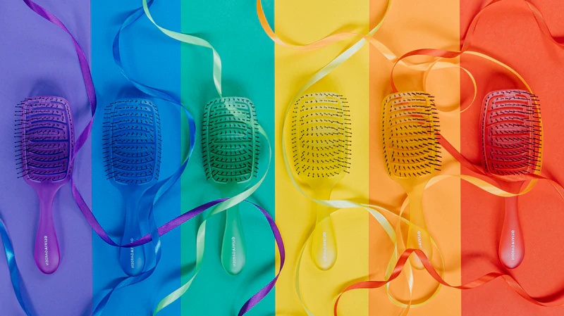 Olivia Garden iDetangle Pride равна четка