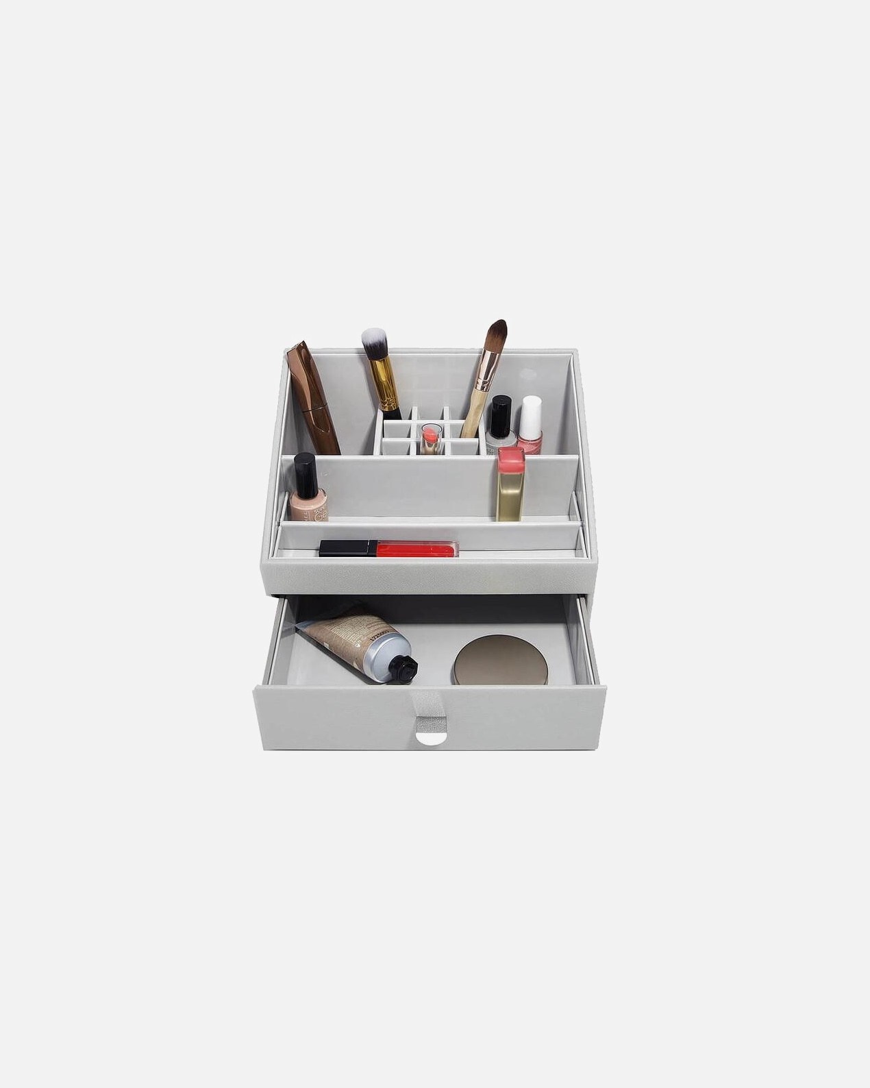 Stackers Make-up-Organizer für Modeaccessoires, Kieselgrau – 1 Stück