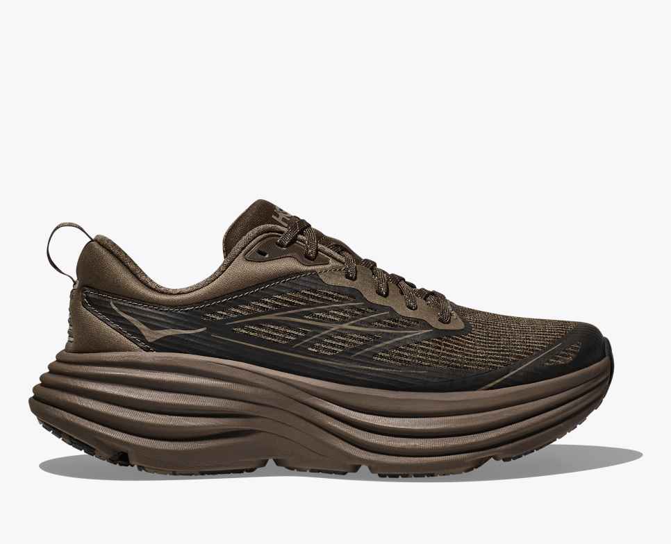HOKA Stealth/Tech Bondi 8 Caged Umber / Deep Umber