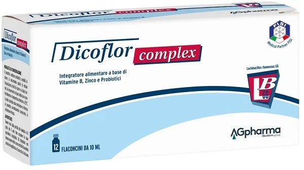DICOFLOR Voedingssupplement Dicoflor Complex Melkzuurfermenten 12 flesjes van 10 ml