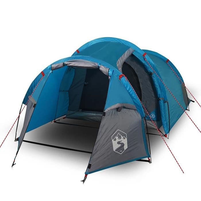 Tienda de campaña vidaXL para 3 personas, tienda de sombra con bolsa de transporte, toldo portátil con paredes laterales para 94387