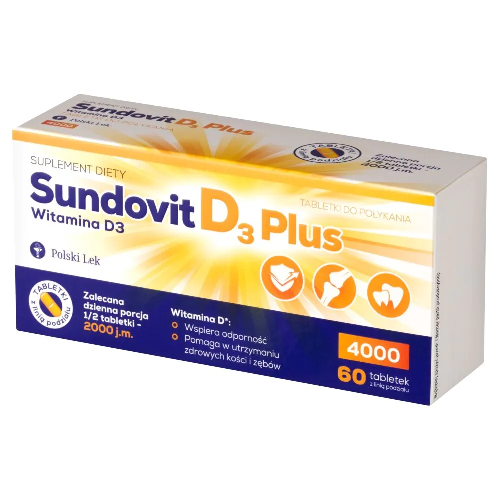 Sundovit D3 Plus 4000 j.m., Tabletki