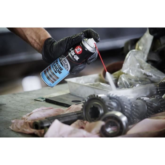 Grasa de litio blanca en aerosol 3 en 1 para uso técnico - 250 ml