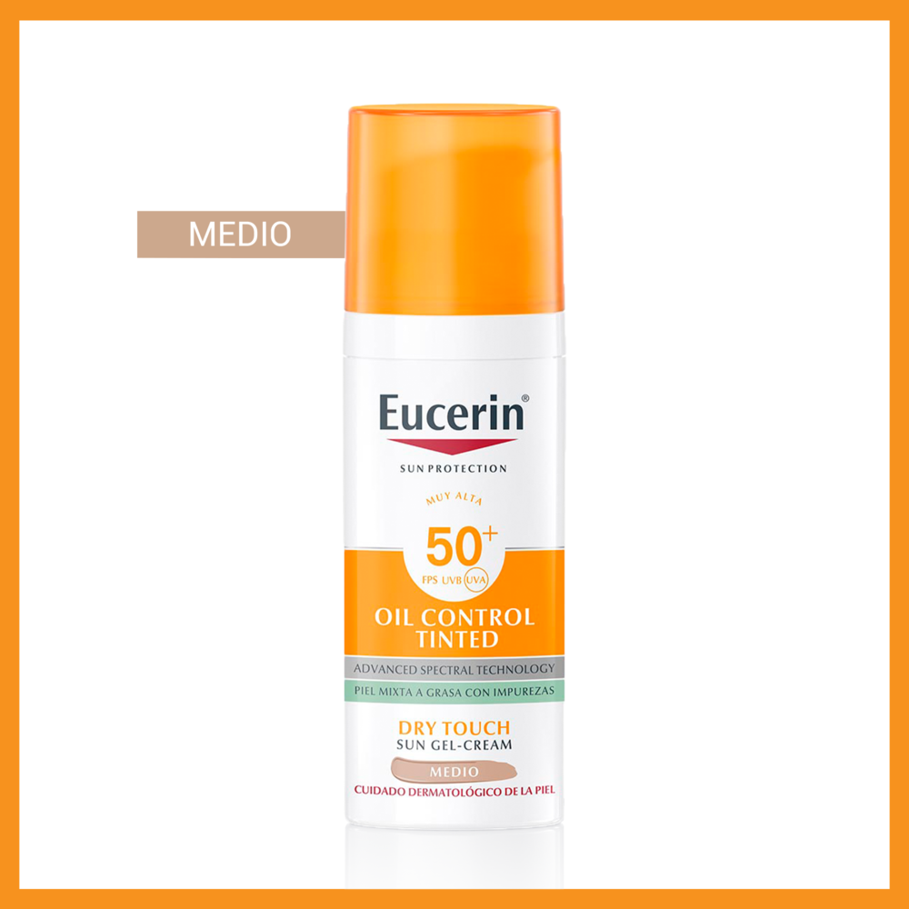 „Oil Control Dry Touch“ veido kremas nuo saulės su SPF 50