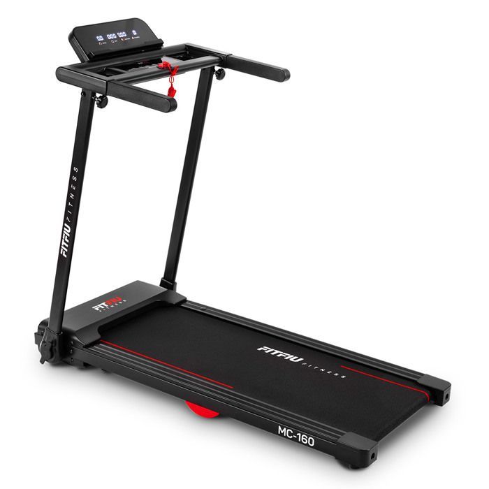 Tapis roulant pieghevole - FITFIU Fitness MC-160C - Motore da 2,0 HP - Velocità massima 14 km/h - Superficie 40x102 cm - Ultra compatto - App e Bluetooth
