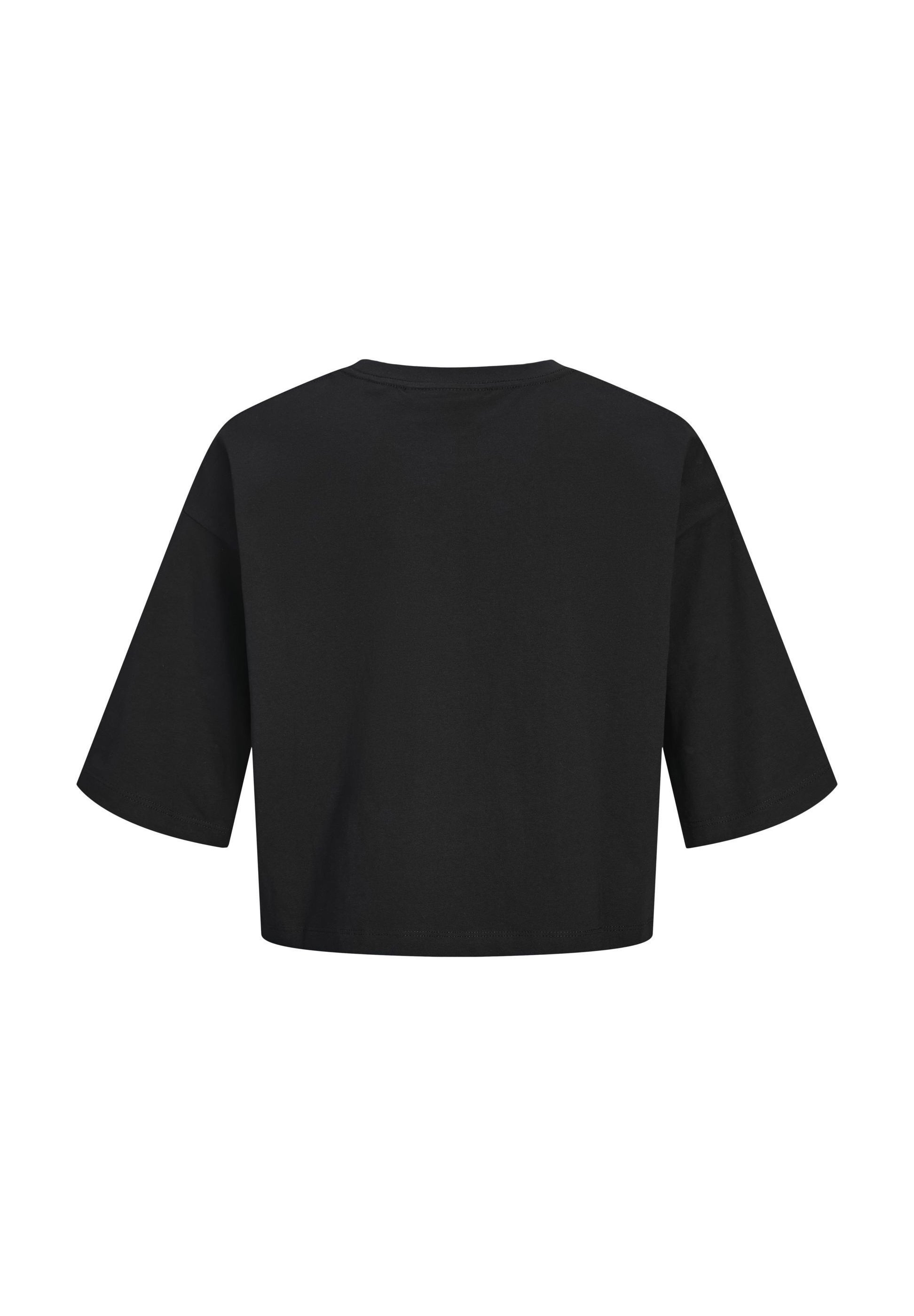 JJXX JXANDREA LOOSE CROPPED - T-shirt basique - noir