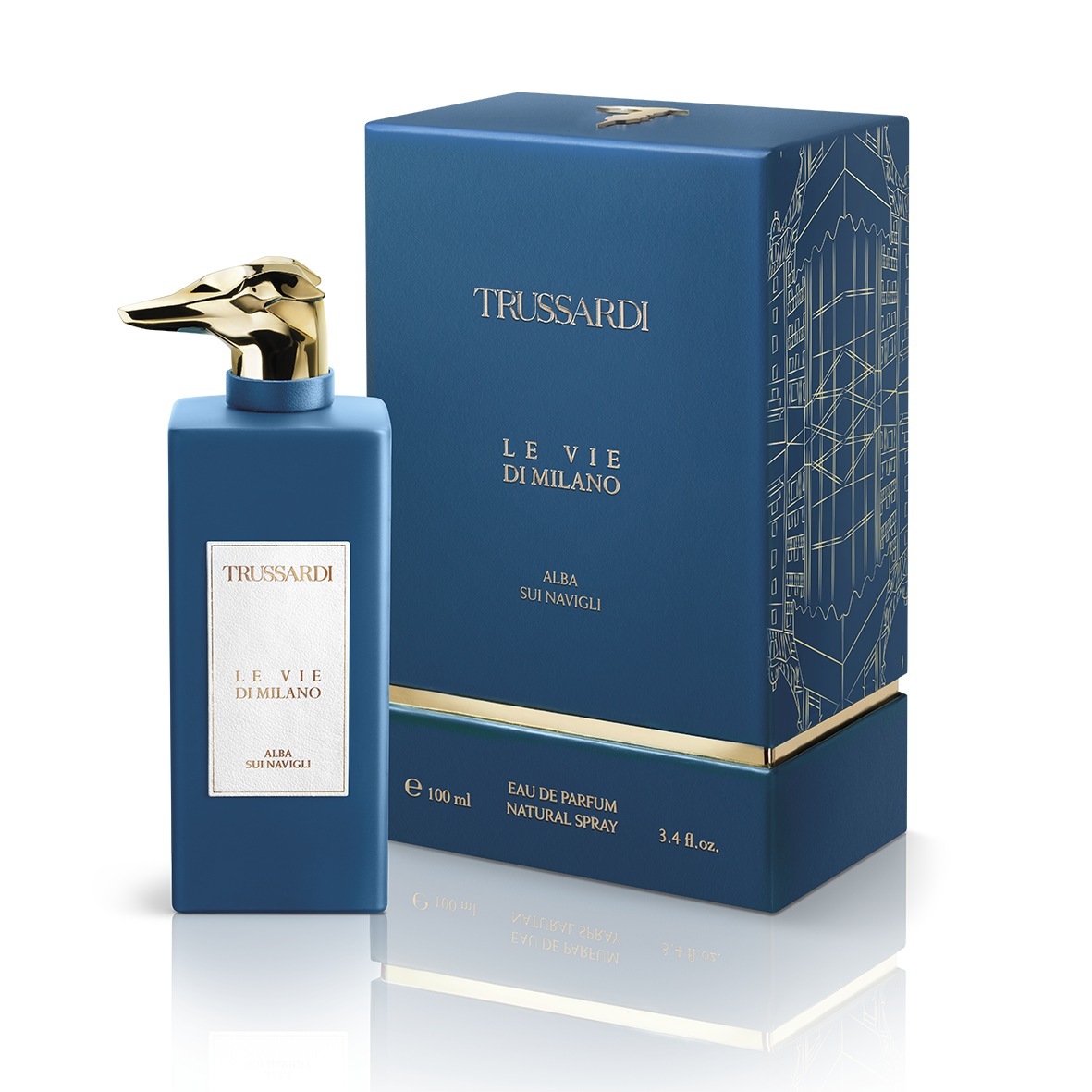 Trussardi Eau de Parfum Le Vie di Milano Along The Canals Alba Sui Navigli - 100 ml
