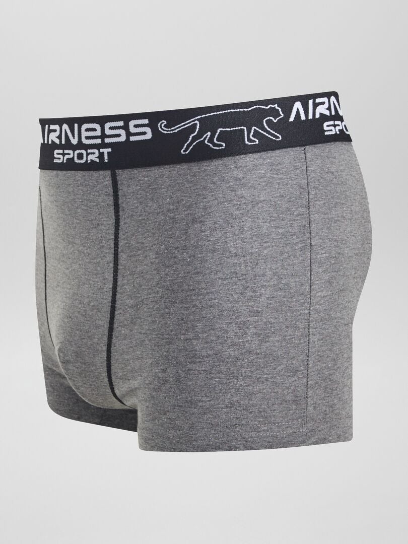 Zestaw 3 bokserek „Airness” – SZARY